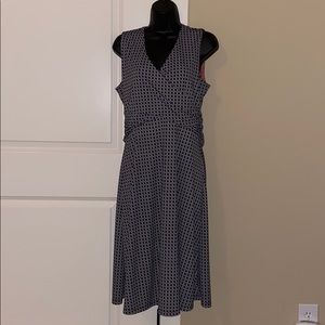 Sleeveless Surplice Bodice Dress